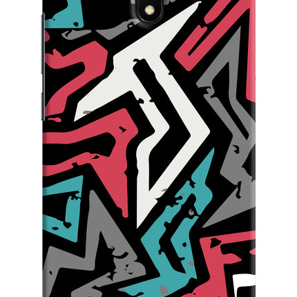 Geometric Graffiti Redmi 8A Hard Case Back Cover by Casekaro