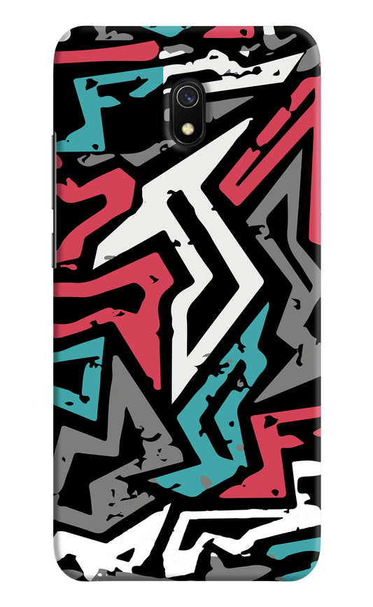 Geometric Graffiti Redmi 8A Hard Case Back Cover by Casekaro
