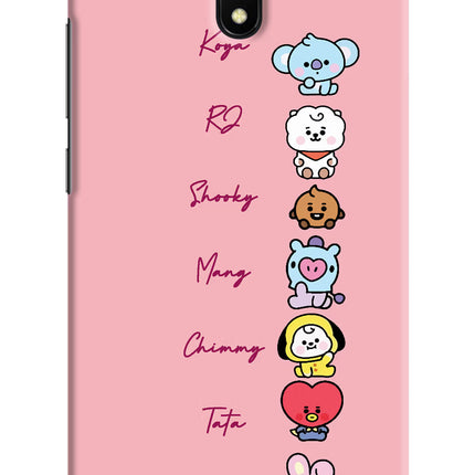BTS names Redmi 8A Hard Case Back Cover by Casekaro