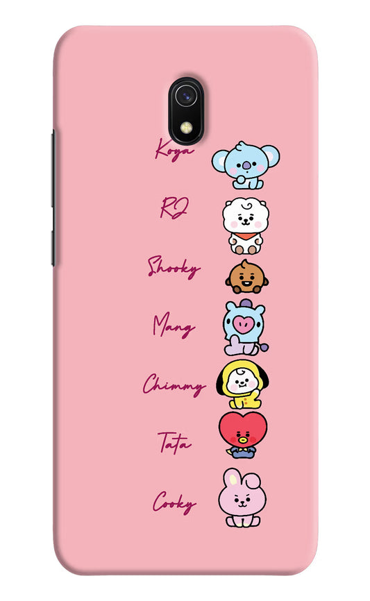 BTS names Redmi 8A Hard Case Back Cover by Casekaro