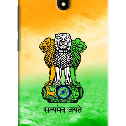 Satyamev Jayate Flag Redmi 8A Hard Case Back Cover by Casekaro