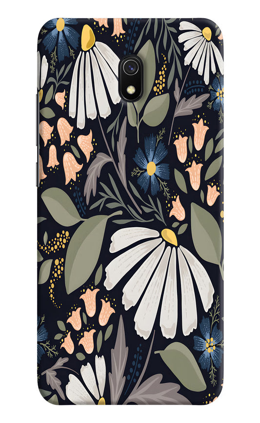 Flowers Art Redmi 8A Hard Case Back Cover by Casekaro