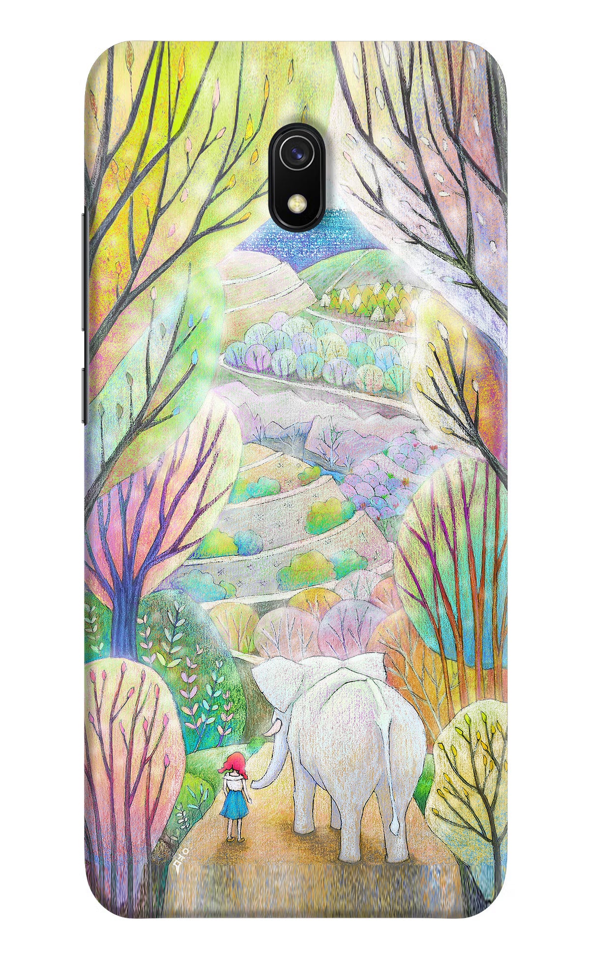 Nature Painting Redmi 8A Hard Case Back Cover by Casekaro