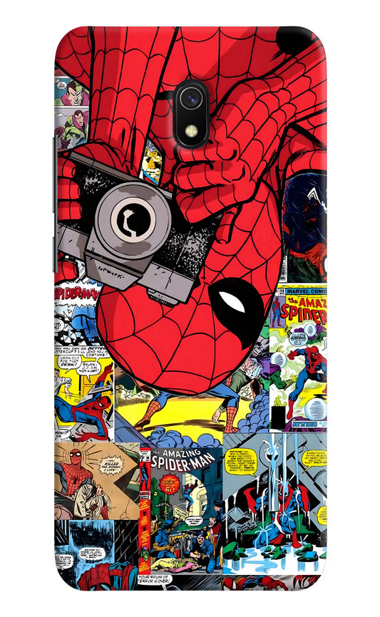 Spider Man Redmi 8A Hard Case Back Cover by Casekaro