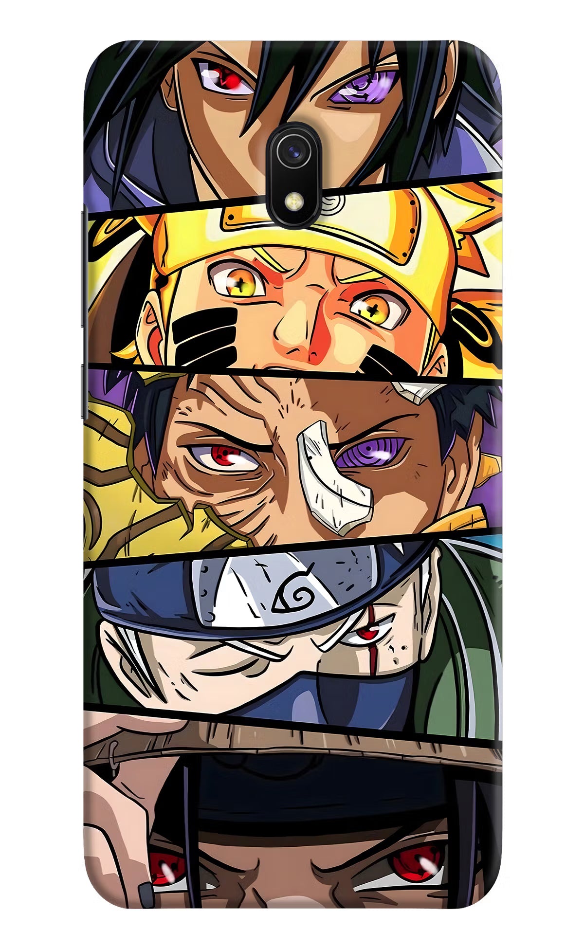 Naruto Character Redmi 8A Hard Case Back Cover by Casekaro