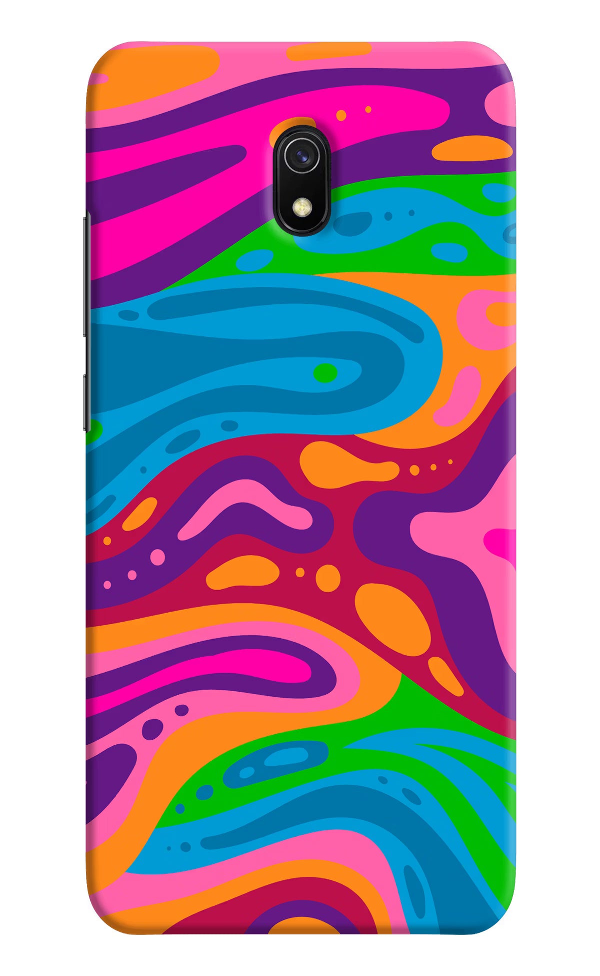Trippy Pattern Redmi 8A Hard Case Back Cover by Casekaro