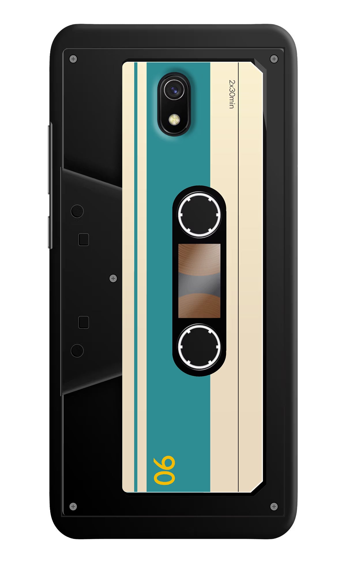 Cassette Redmi 8A Hard Case Back Cover by Casekaro