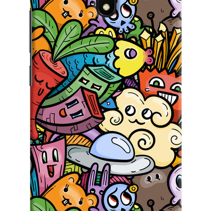 Veggie Doodle Redmi 8A Hard Case Back Cover by Casekaro