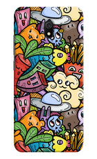 Veggie Doodle Redmi 8A Hard Case Back Cover by Casekaro