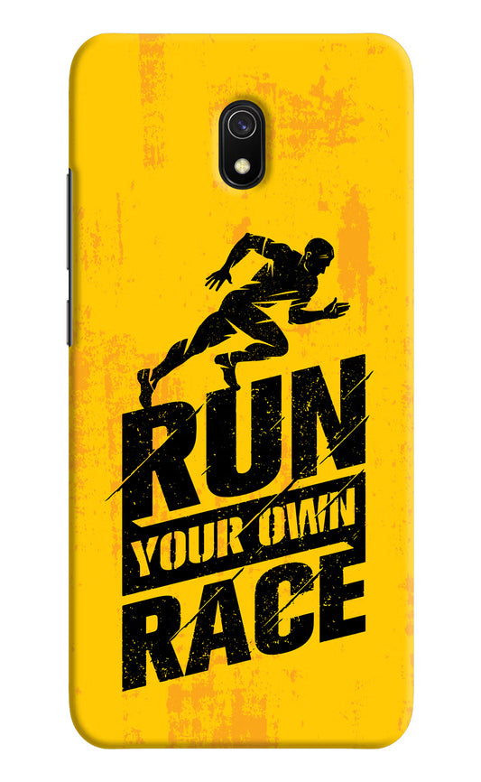 Run Your Own Race Redmi 8A Hard Case Back Cover by Casekaro