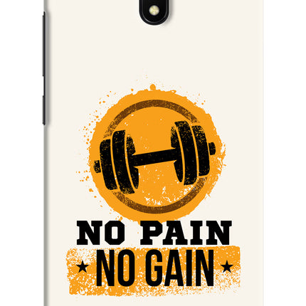 No Pain No Gain Redmi 8A Hard Case Back Cover by Casekaro