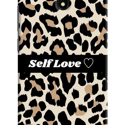 Leopard Print Self Love Redmi 8A Hard Case Back Cover by Casekaro