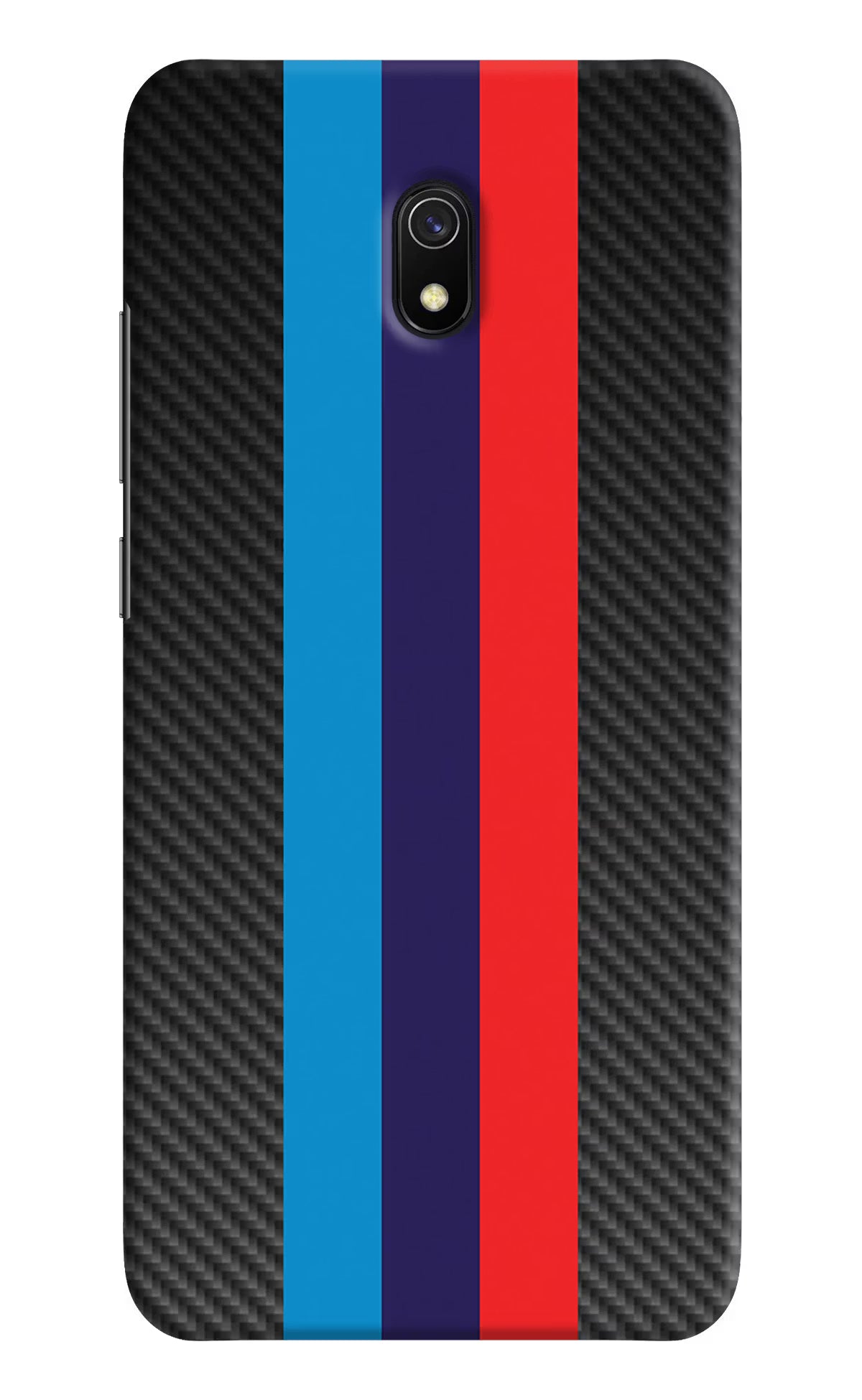 BMW Stripes Pattern Redmi 8A Hard Case Back Cover by Casekaro