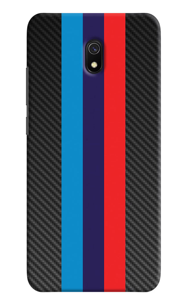 BMW Stripes Pattern Redmi 8A Hard Case Back Cover by Casekaro