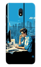 Focused Hustler (AI Generated) Redmi 8A Hard Case Back Cover by Casekaro