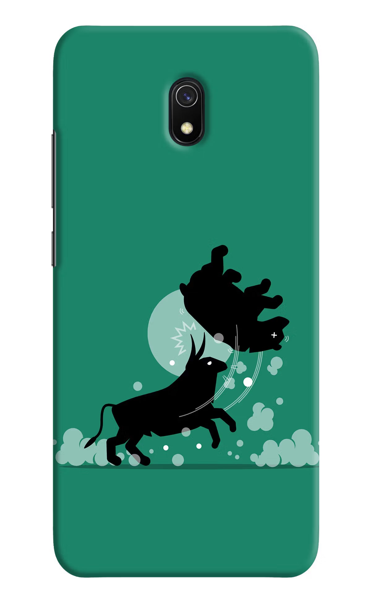Bull Conqueror Redmi 8A Hard Case Back Cover by Casekaro
