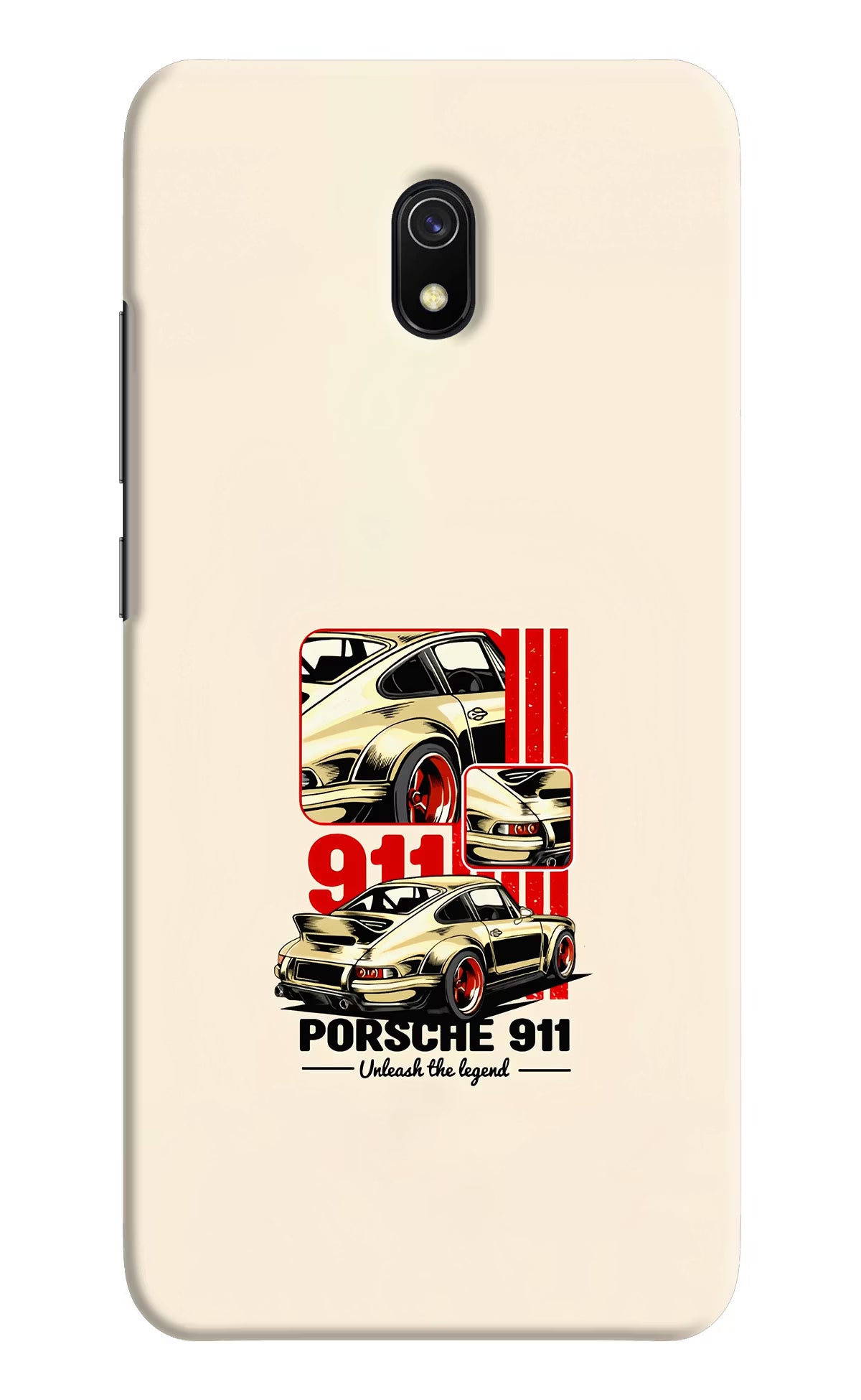 Classic Porsche 911 Redmi 8A Hard Case Back Cover by Casekaro