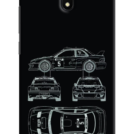 WRC'99 Redmi 8A Hard Case Back Cover by Casekaro