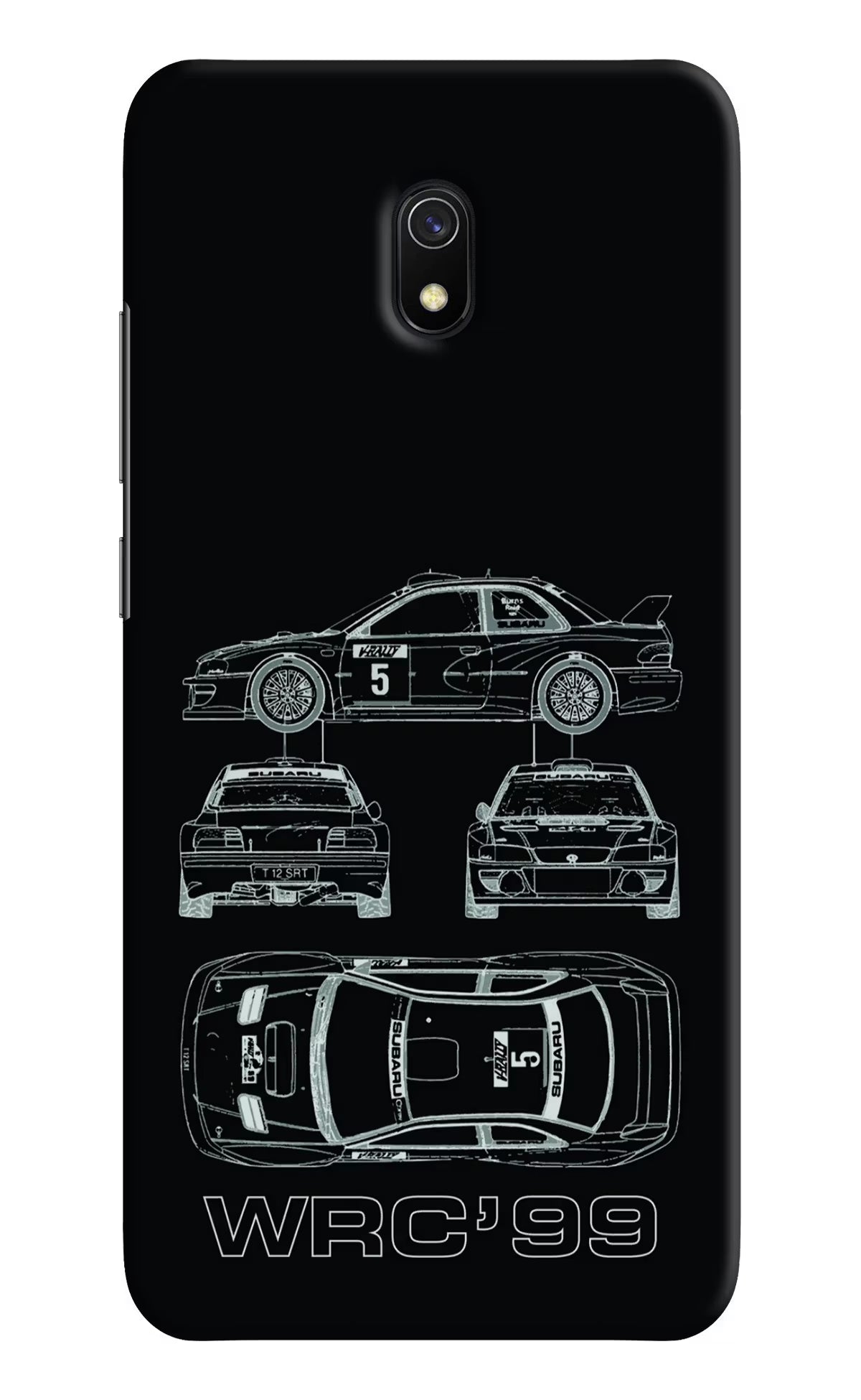 WRC'99 Redmi 8A Hard Case Back Cover by Casekaro
