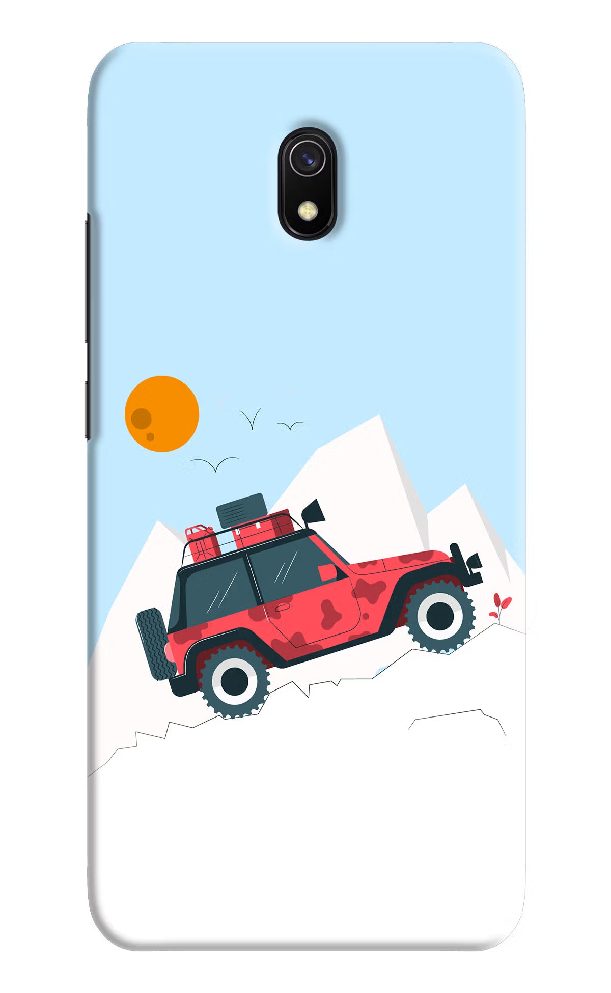 Mountain Trail Beast Redmi 8A Hard Case Back Cover by Casekaro
