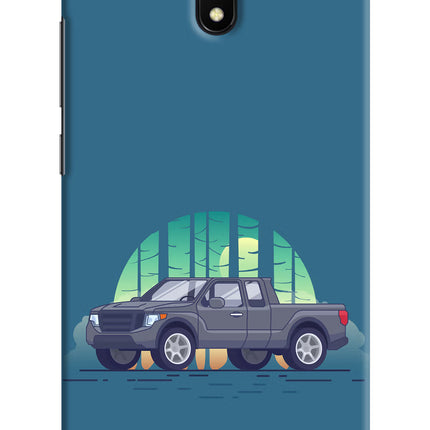Retro Garage Vibe Redmi 8A Hard Case Back Cover by Casekaro