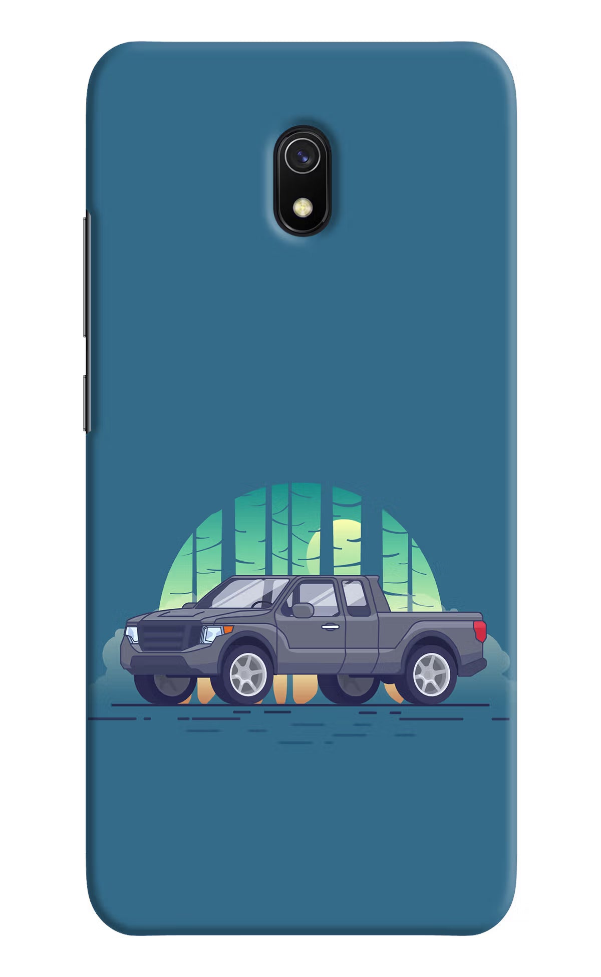 Retro Garage Vibe Redmi 8A Hard Case Back Cover by Casekaro