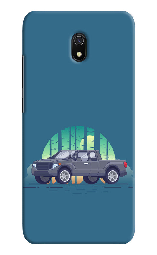 Retro Garage Vibe Redmi 8A Hard Case Back Cover by Casekaro