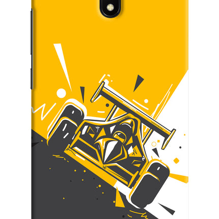 Track King Redmi 8A Hard Case Back Cover by Casekaro