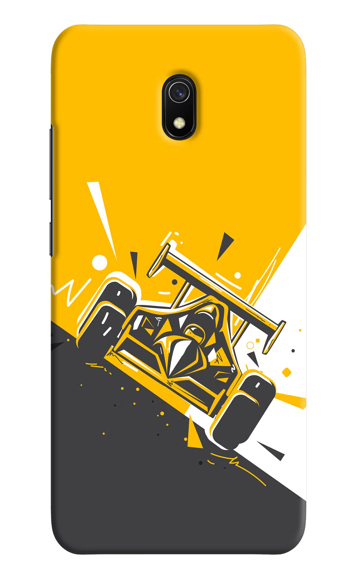 Track King Redmi 8A Hard Case Back Cover by Casekaro