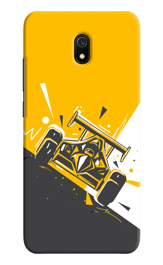 Track King Redmi 8A Hard Case Back Cover by Casekaro