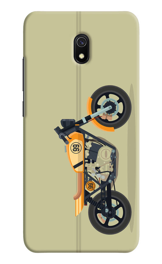 Vertical Speedster Redmi 8A Hard Case Back Cover by Casekaro