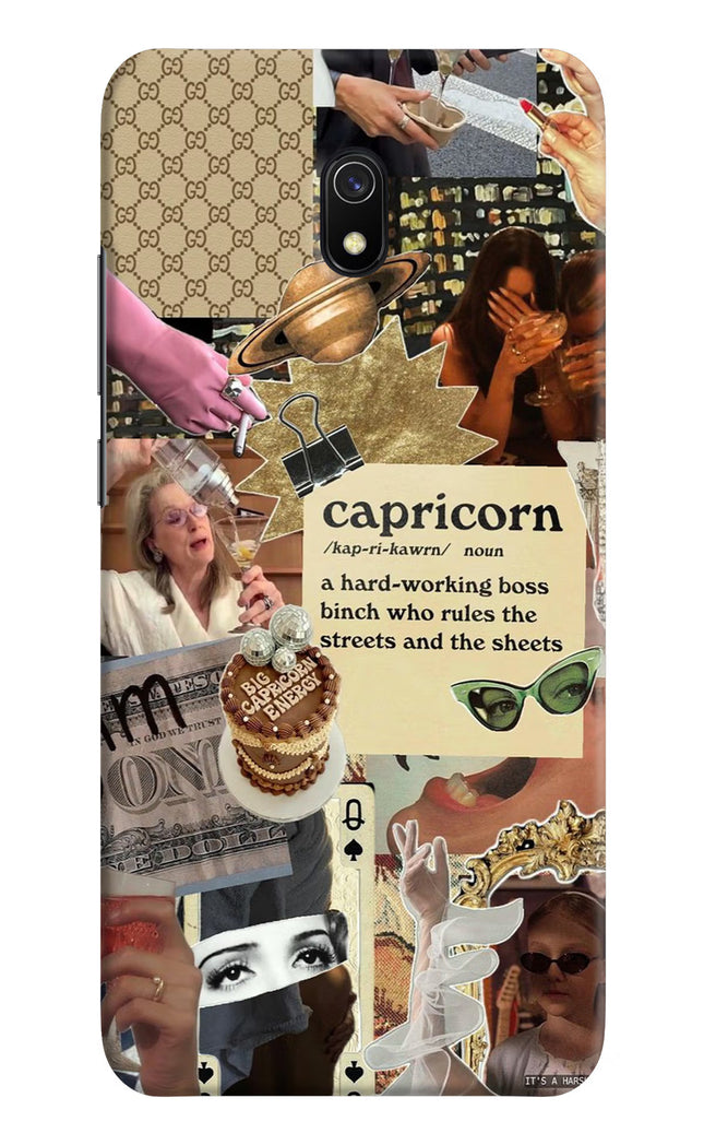 Capricorn Zodiac Redmi 8A Hard Case Back Cover by Casekaro