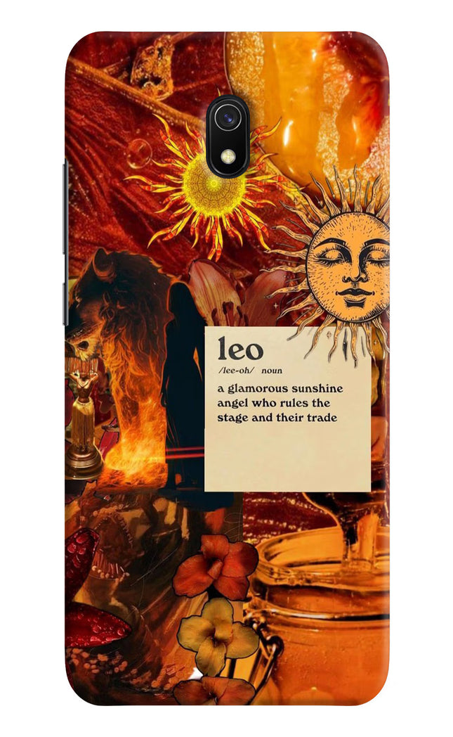 Leo Zodiac Redmi 8A Hard Case Back Cover by Casekaro