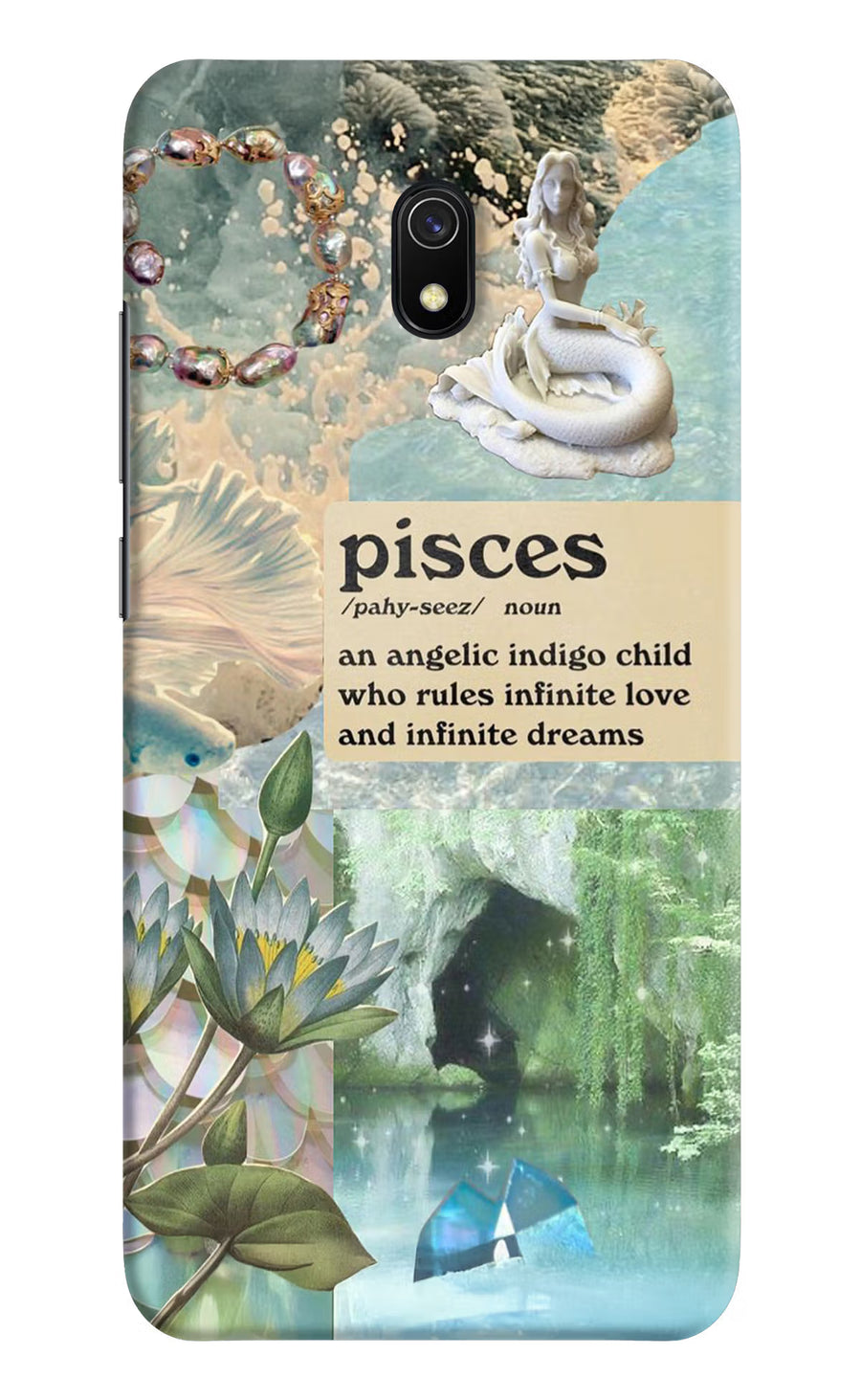 Pisces Zodiac Redmi 8A Back Cover, Hard case