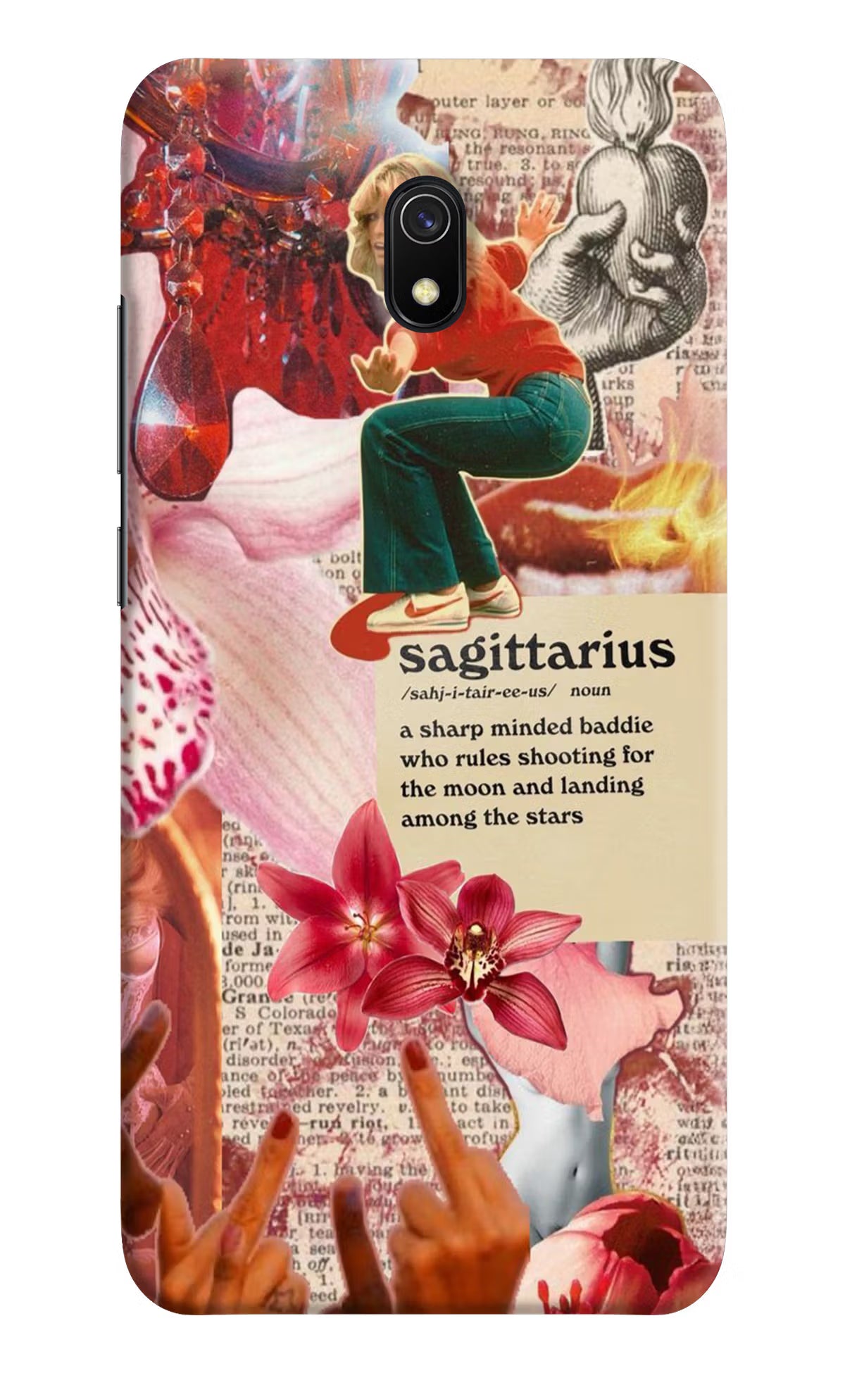 Sagittarius Zodiac Redmi 8A Hard Case Back Cover by Casekaro