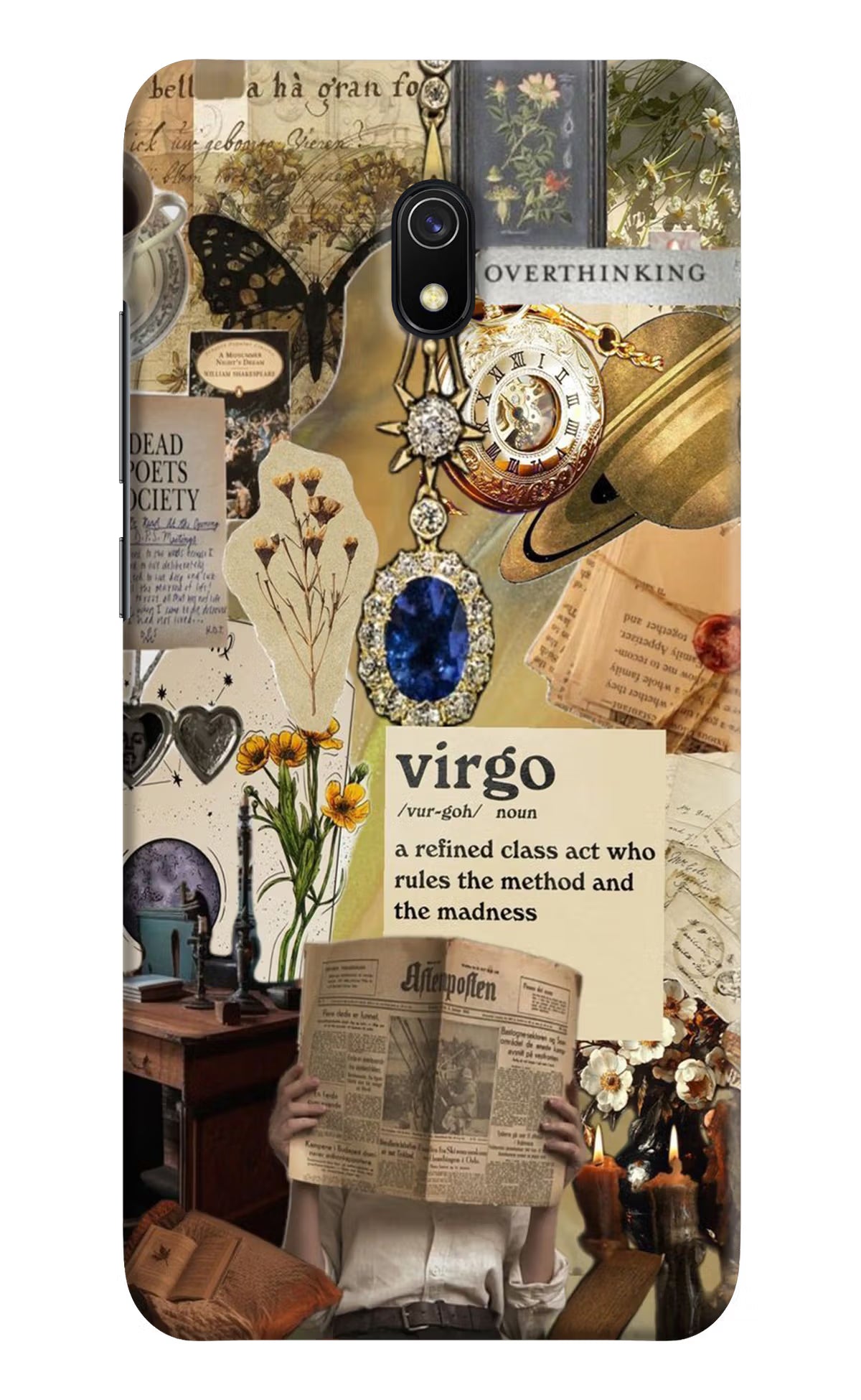 Virgo Zodiac Redmi 8A Hard Case Back Cover by Casekaro