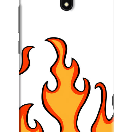 Fired Up – White Redmi 8A Hard Case Back Cover by Casekaro