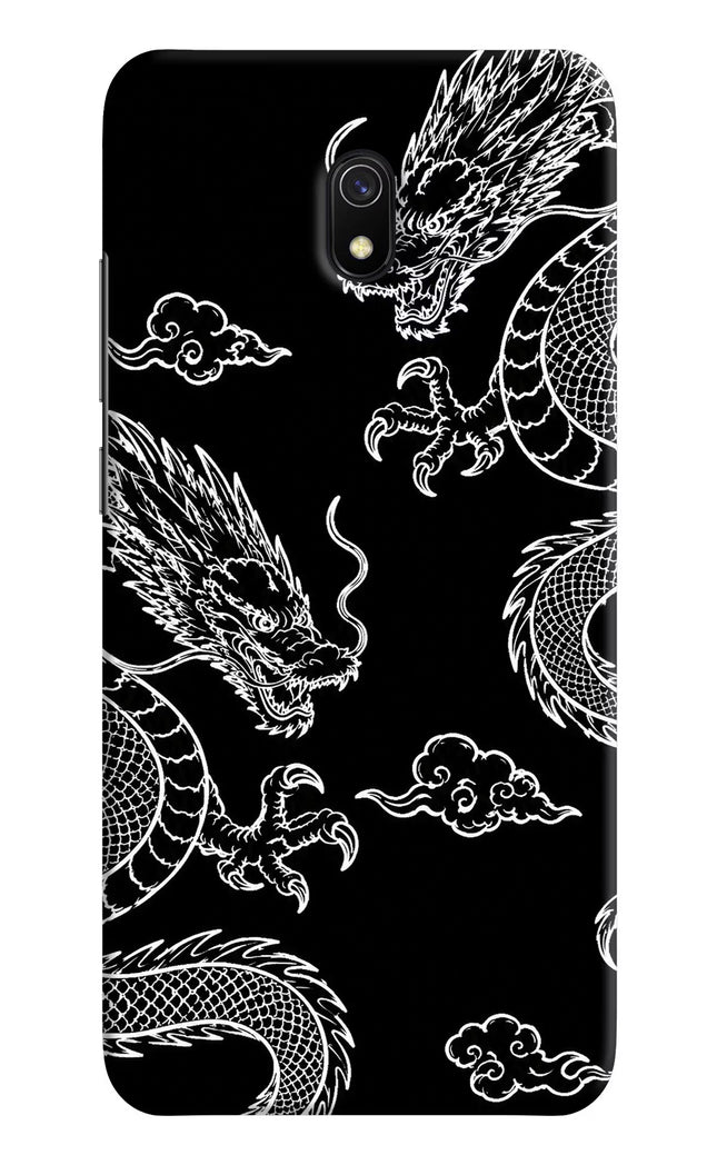 Twin Dragons Redmi 8A Hard Case Back Cover by Casekaro