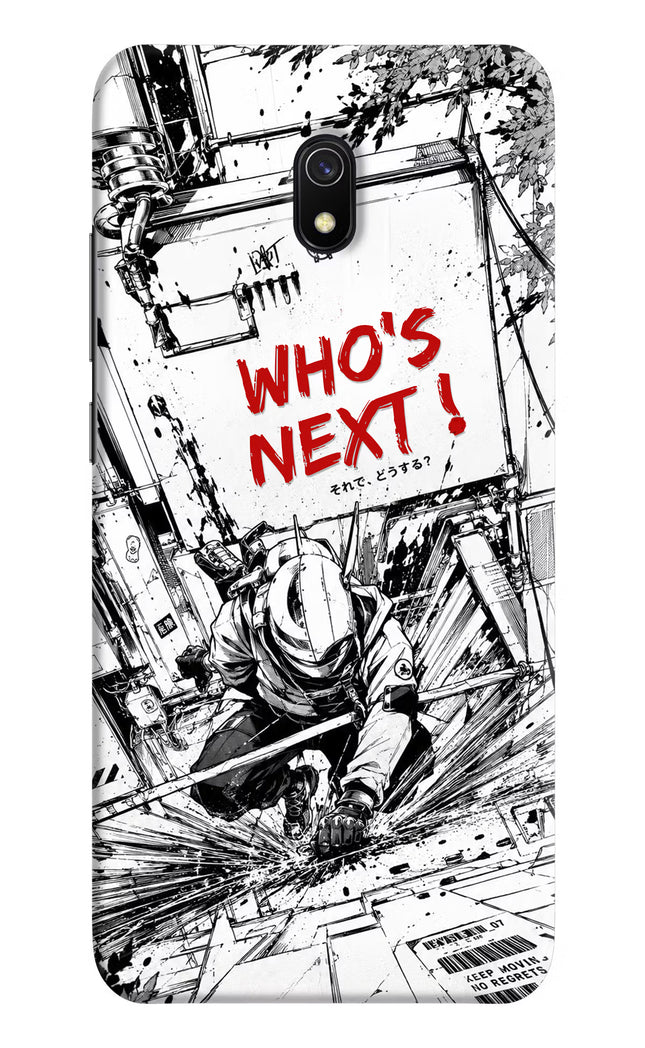 Who's Next Redmi 8A Hard Case Back Cover by Casekaro