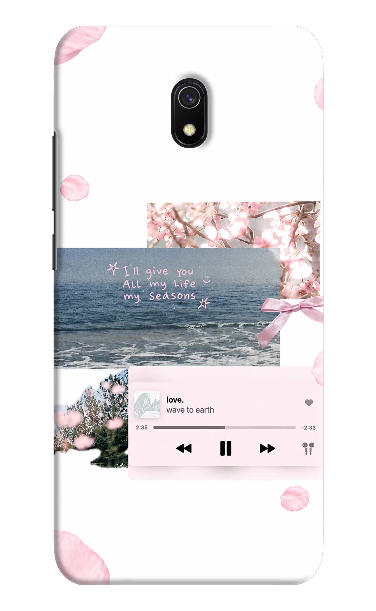 Wave to earth Redmi 8A Back Cover