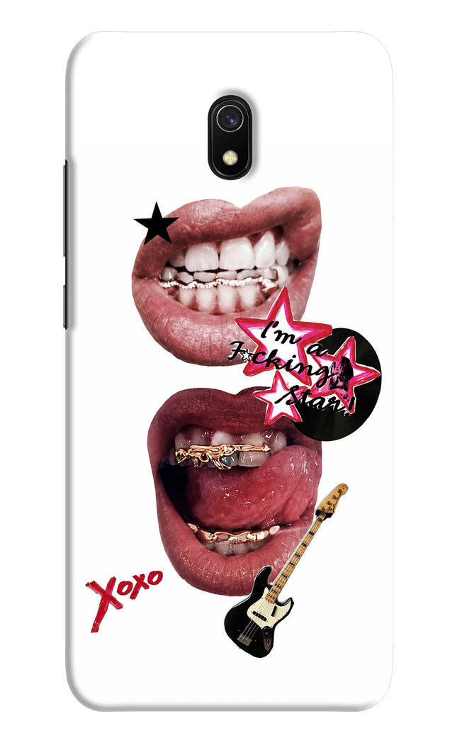 Rockstar Redmi 8A Hard Case Back Cover by Casekaro