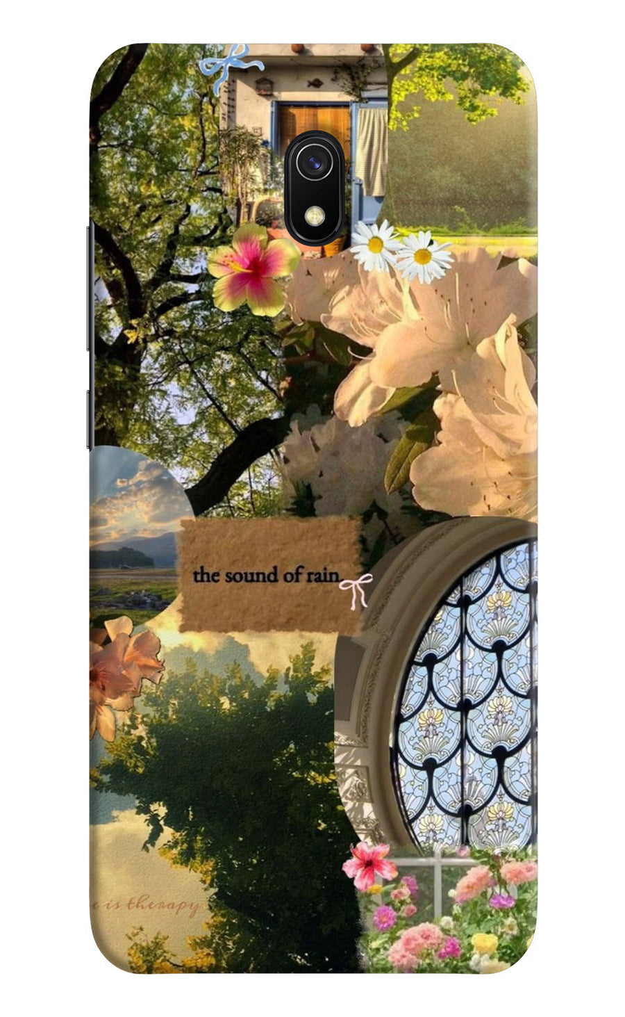 Rain Redmi 8A Back Cover, Hard case