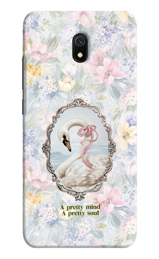 Pretty Mind Pretty Soul Redmi 8A Hard Case Back Cover by Casekaro