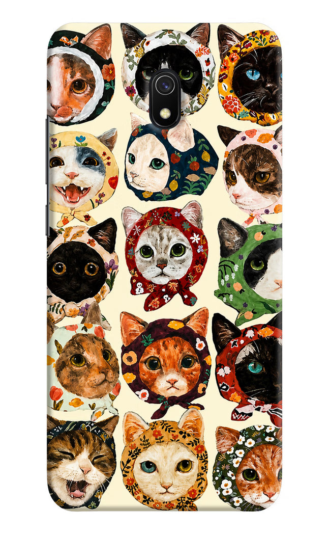 Cool Cat Redmi 8A Hard Case Back Cover by Casekaro