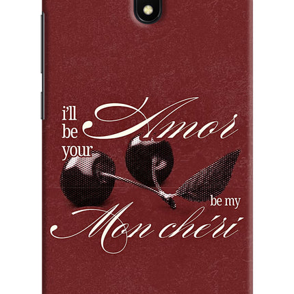 Velvet Cherry Redmi 8A Hard Case Back Cover by Casekaro