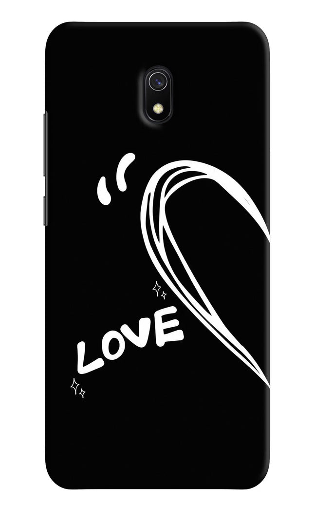 Love Line Redmi 8A Hard Case Back Cover by Casekaro