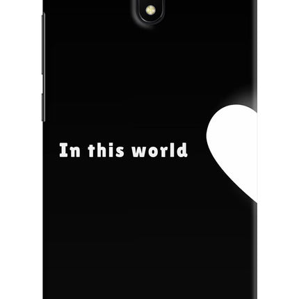 This World Redmi 8A Hard Case Back Cover by Casekaro