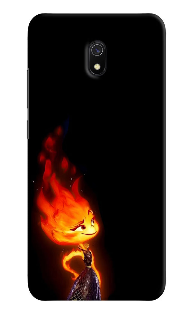 Ember Flame Redmi 8A Hard Case Back Cover by Casekaro