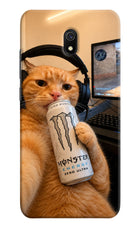Gamer Cat Energy Redmi 8A Hard Case Back Cover by Casekaro