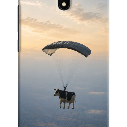 Skydiving Cow Redmi 8A Hard Case Back Cover by Casekaro